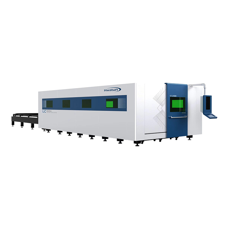 Dubbelbord fiberoptisk laser skärmaskin